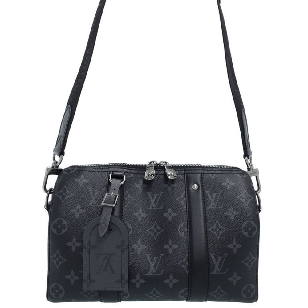Louis Vuitton Eclipse City Keepall Shoulder Bag Black